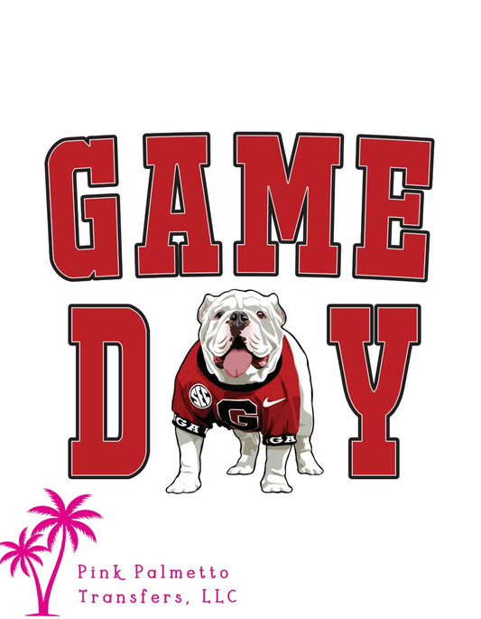 Georgia Game Day 12" DTF Transfer