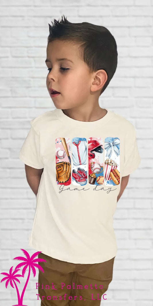 Baseball Game Day Youth Tshirt