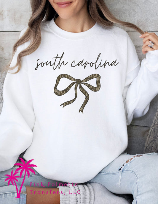 SC Camo Bow Sweatshirt