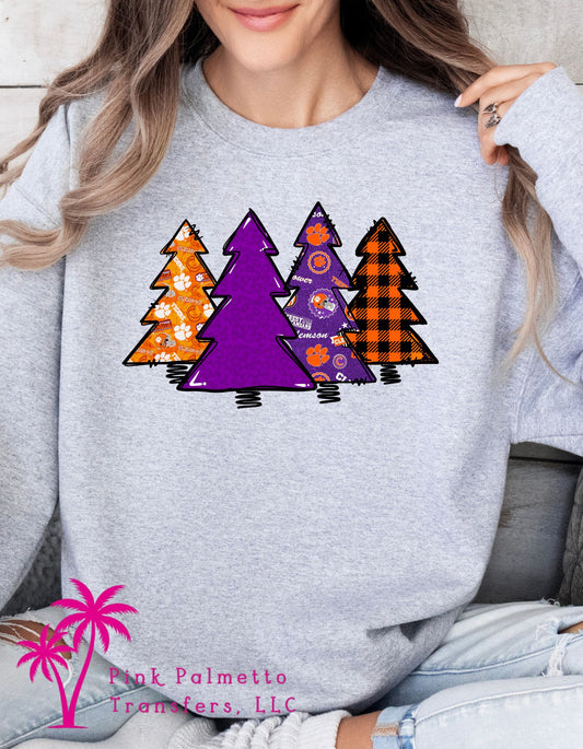 Clemson Christmas Trees Sweatshirt