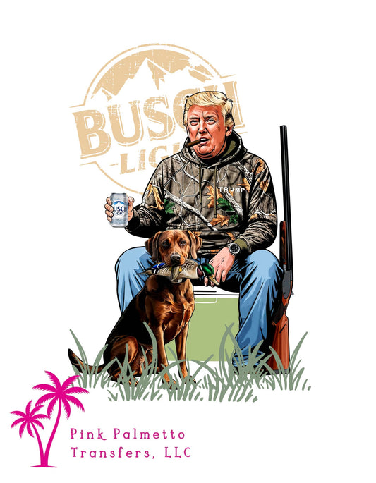 Trump Busch Light 12" DTF Transfer