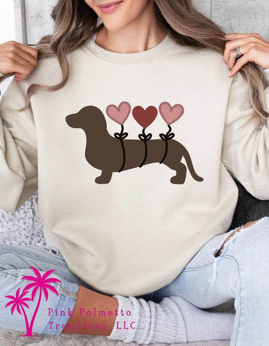 Dachshund Heart Sweatshirt