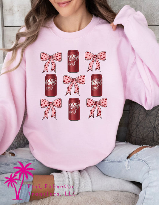 Dr. Pepper Bow Sweatshirt