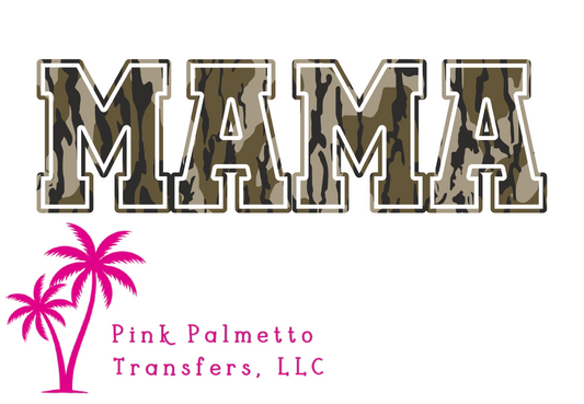 Camo Mama 10" DTF Transfer