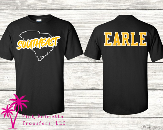 Southeast Earle Black Tshirt