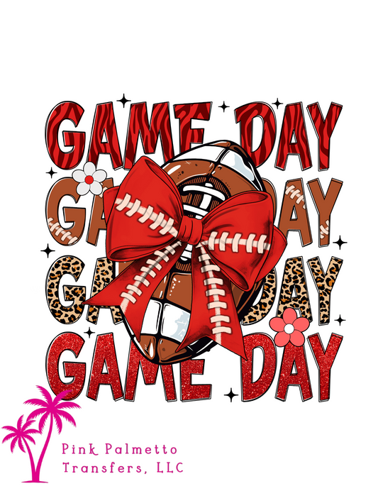 Game Day Football 10" DTF Trasfer