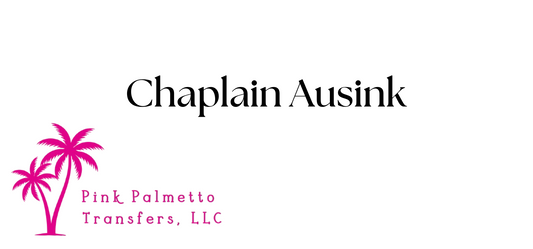 Custom Name Chaplain Ausink 4.5" DTF Transfer