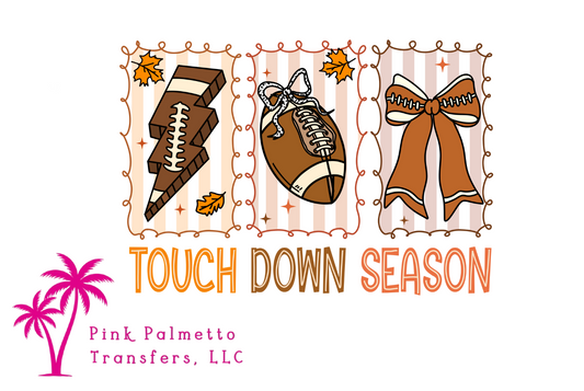 Football Season 10" DTF Transfer