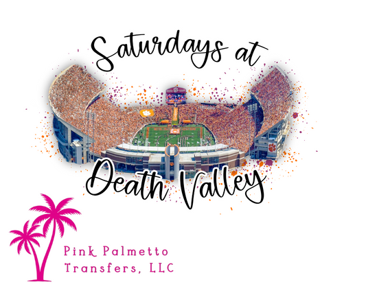 Saturday's at Death Valley 12" DTF Transfer