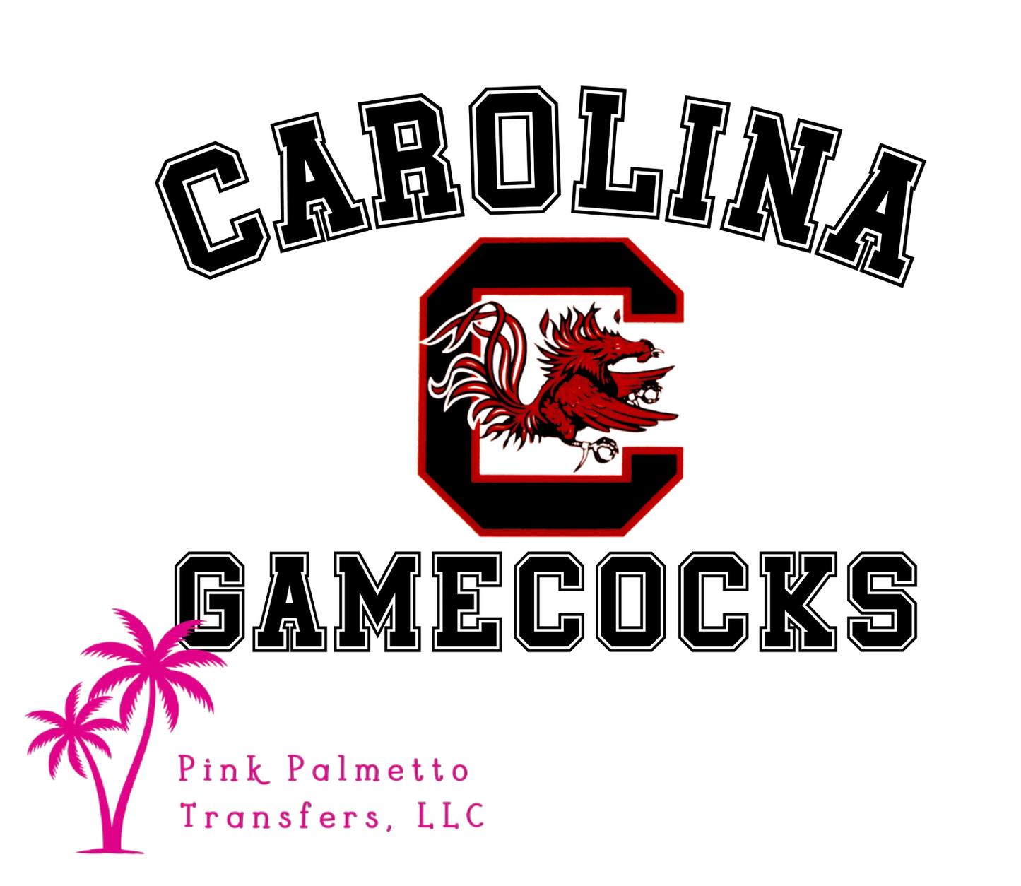 Carolina Gamecocks 8" DTF Transfer