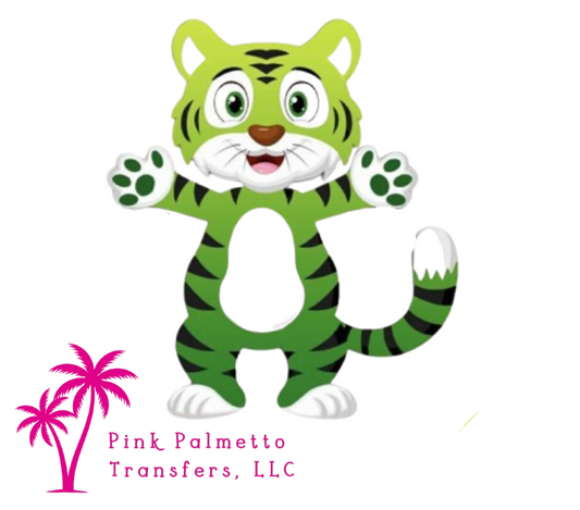 Full Body Tiger 4" DTF Transfer
