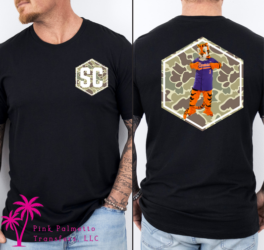 Men's Camo Clemson Tshirt