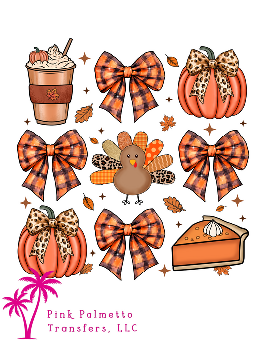 Coquette Thanksgiving 12" DTF Transfer