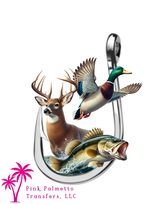 Hunting/Fishing 12" DTF Transfer