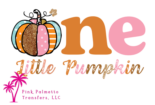 One Little Pumpkin 5" DTF Transfer