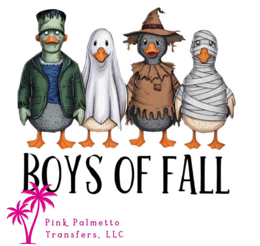 Boys of Fall Halloween 8" DTF Transfer