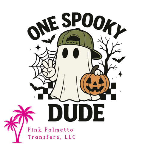 One Spooky Dude 8" DTF Transfer