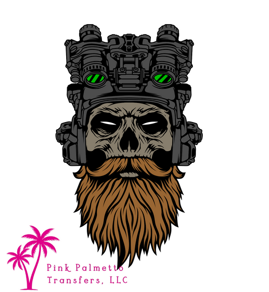 Skull Guard 12" DTF Transfer