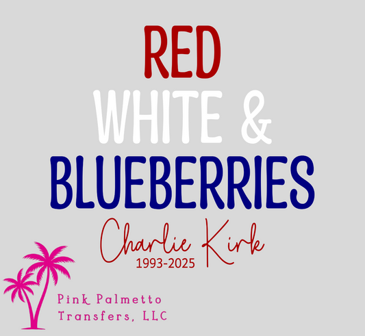 Red, White, & Blueberries 8" DTF Transfer