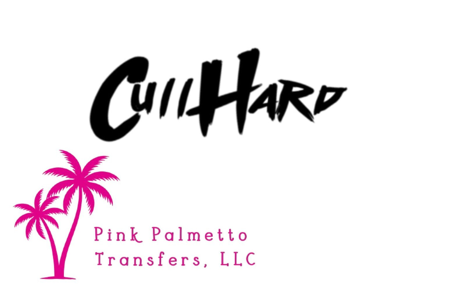Black Cull Hard 4" DTF Transfer
