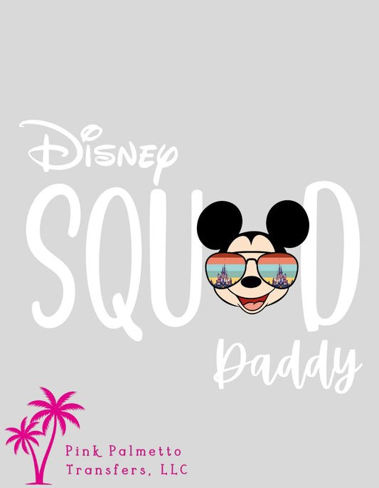 Disney Squad Mickey 12" DTF Transfer