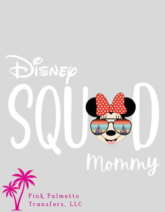 Disney Squad Minnie 12" DTF Transfer