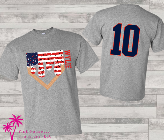 Custom American Base 10 Dry Fit Shirt