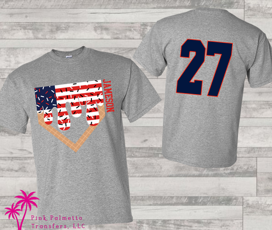 Custom American Base 27 Dry Fit Shirt