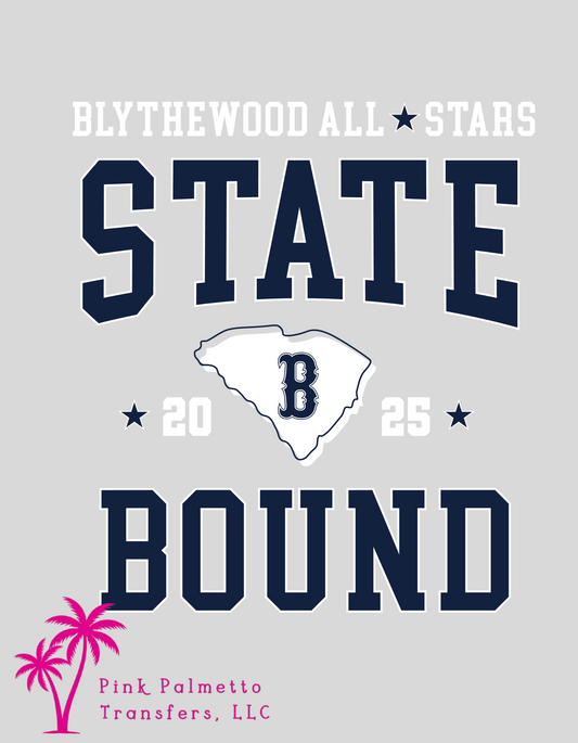 State Bound Blythewood 12" DTF Transfer