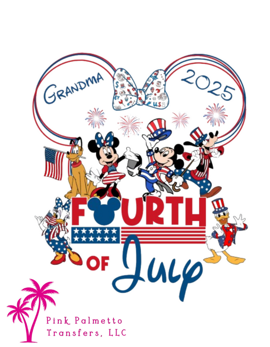 Grandma Disney 12" DTF Transfer