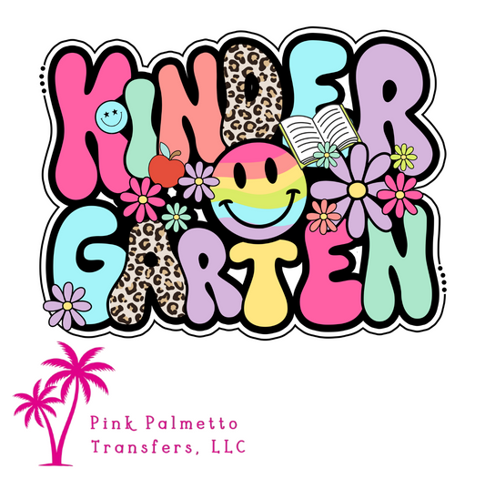 Kindergarten 6" DTF Transfer