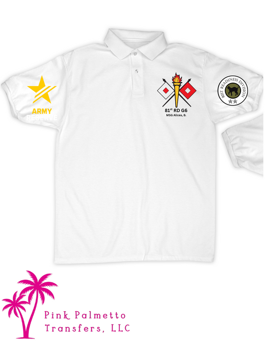 Army Reserve Button Up Short Sleeve Shirt